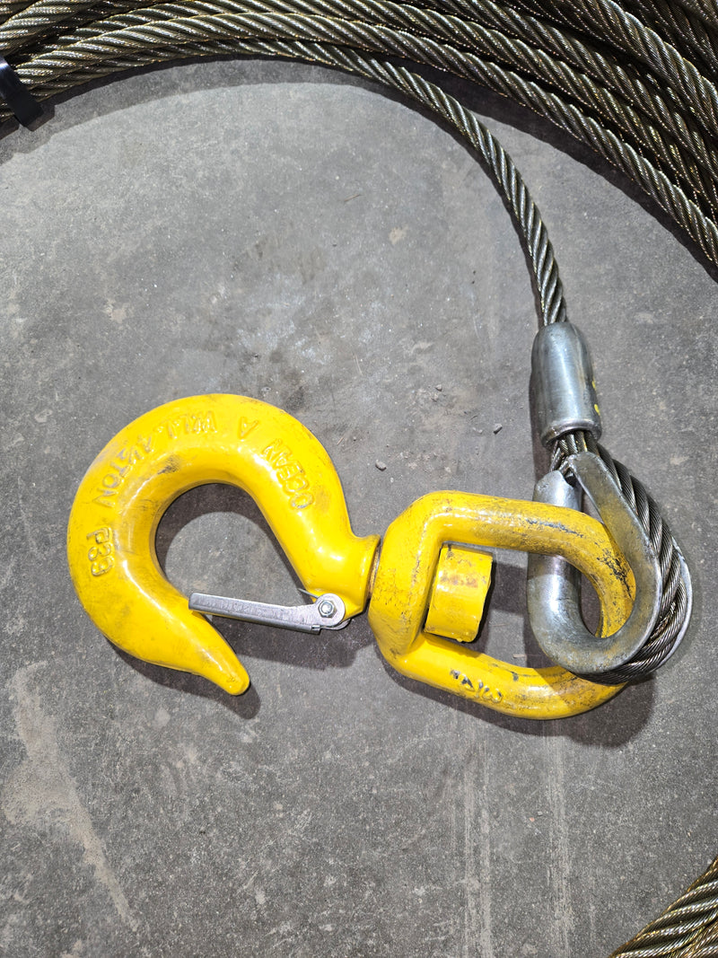 Load image into Gallery viewer, 7/16" X 125' 6/36 fiber core winch cable
