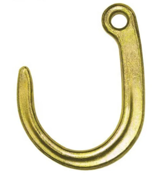 This 8-inch Grade 70 forged J-hook is designed for secure tie-down and towing applications. Constructed from high-strength forged steel, it provides dependable performance with a Working Load Limit (WLL) of 5,400 lbs.