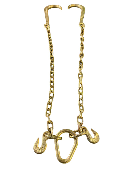 G70 V-CHAIN ASSEMBLY W/ J HOOK + GRAB HOOK