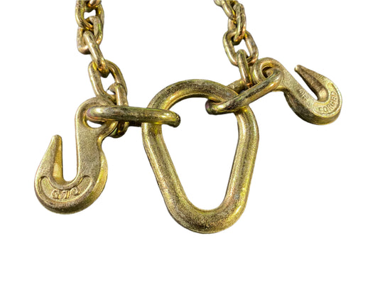 G70 V-CHAIN ASSEMBLY W/ J HOOK + GRAB HOOK