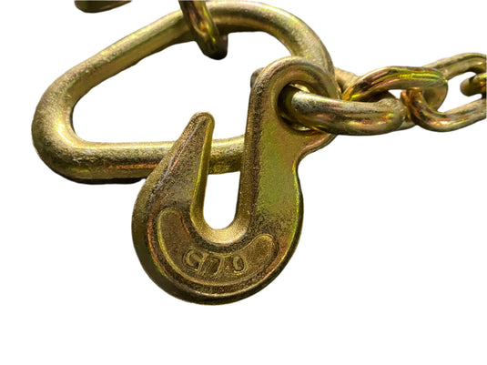 G70 V-CHAIN ASSEMBLY W/ J HOOK + GRAB HOOK