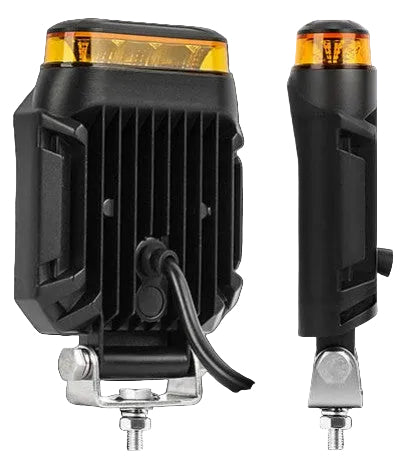 Chargez l'image dans la visionneuse de la galerie, 4" LED Work Light with Amber Warning Strobe
