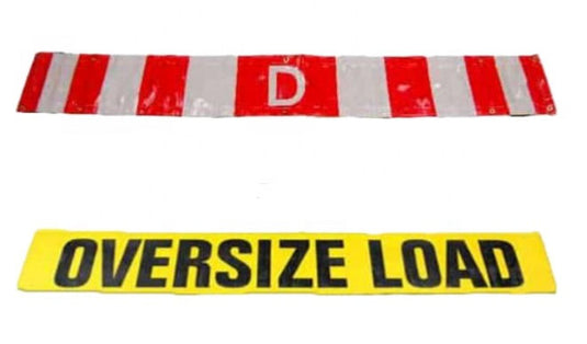 OVERSIZE LOAD REVERSABLE BANNER