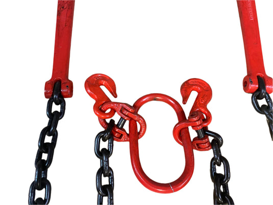 G80 V-CHAIN SLING W/ BIG J HOOK