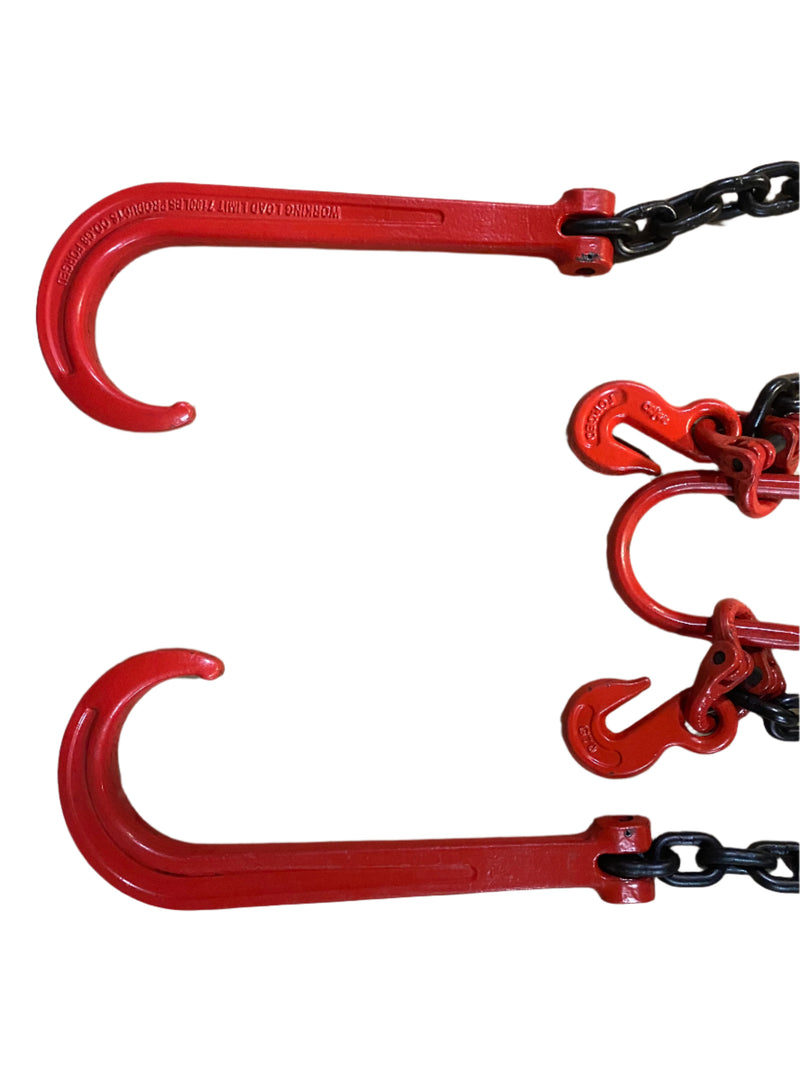 Load image into Gallery viewer, G80 V-CHAIN SLING W/ BIG J HOOK
