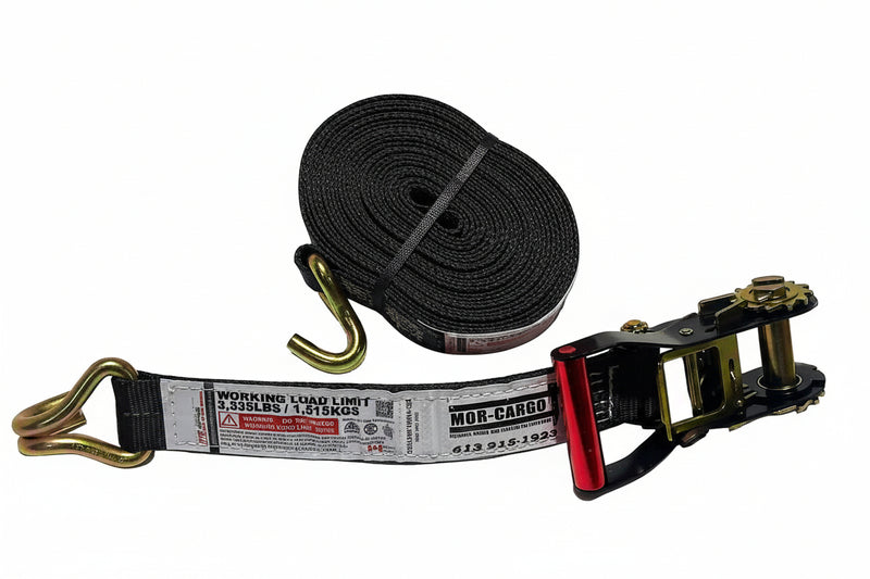 Load image into Gallery viewer, RATCHET STRAP WITH WIRE HOOK - 2" WITH QUICK RELEASE

