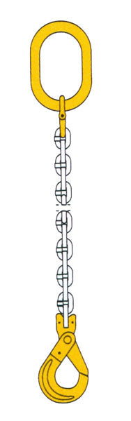 G100 11FT REACH SINGLE LEG CHAIN SLING