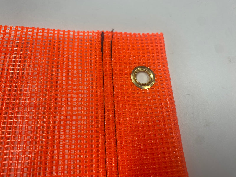 Load image into Gallery viewer, Orange safety flag with grommet
