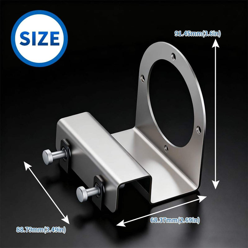 Load image into Gallery viewer, Metal bolt-on mounting brackets for watermelon type lights.
