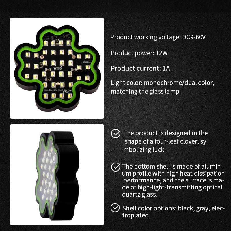 Load image into Gallery viewer, Waterproof Four Leaf Clover LED Rock Light
