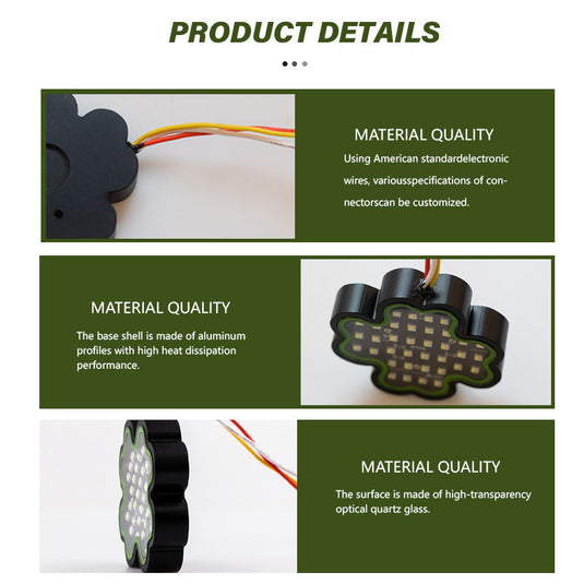 Waterproof Four Leaf Clover LED Rock Light