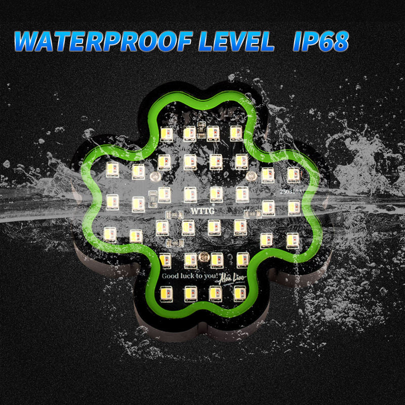 Load image into Gallery viewer, Waterproof Four Leaf Clover LED Rock Light
